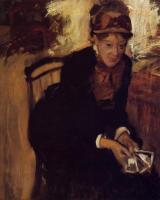 Degas, Edgar - Portrait of Mary Cassatt